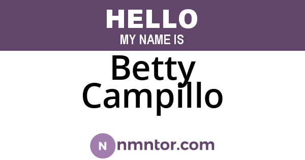 Betty Campillo