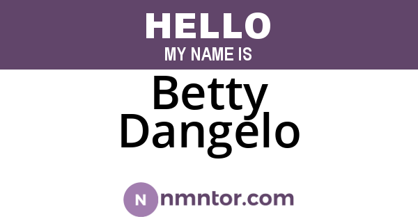 Betty Dangelo