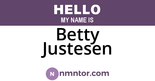 Betty Justesen