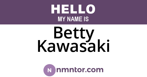 Betty Kawasaki
