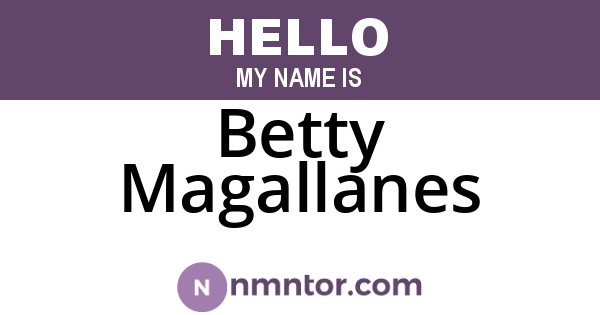 Betty Magallanes