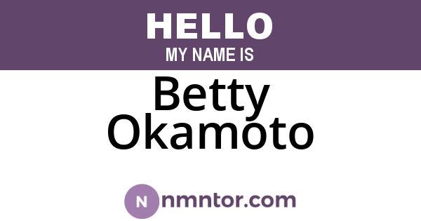 Betty Okamoto