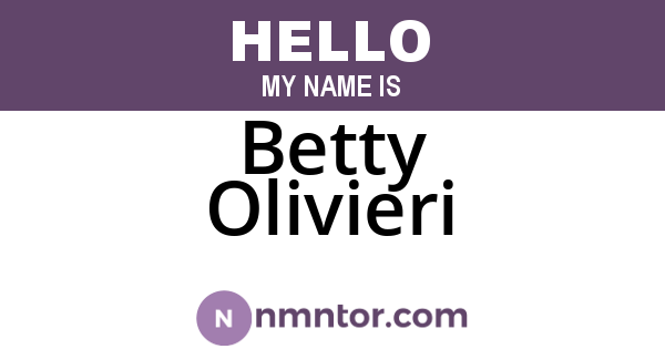 Betty Olivieri