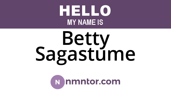Betty Sagastume