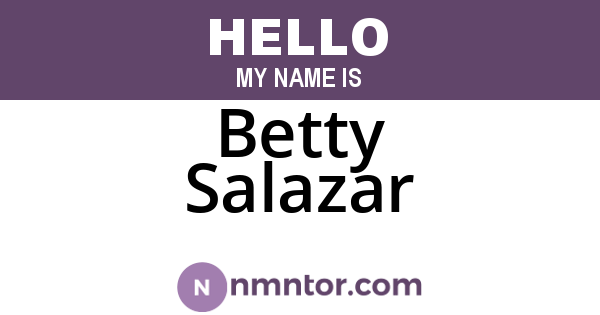 Betty Salazar