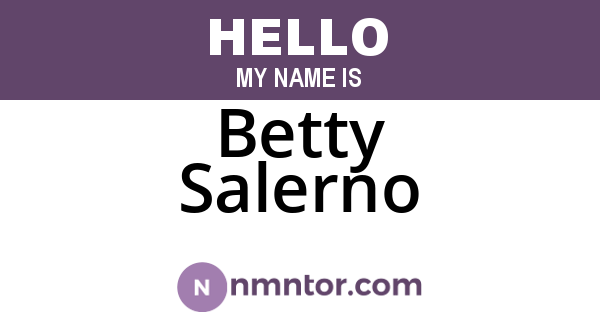 Betty Salerno