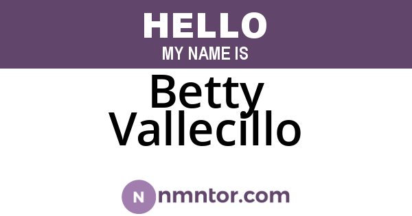 Betty Vallecillo