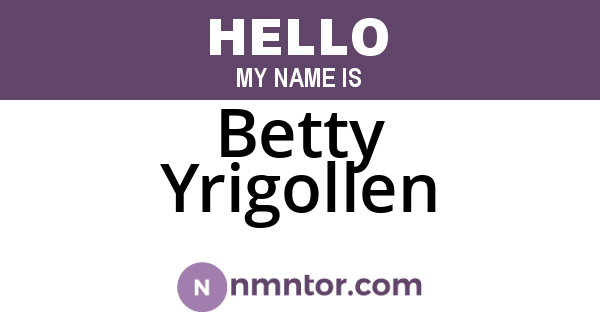 Betty Yrigollen