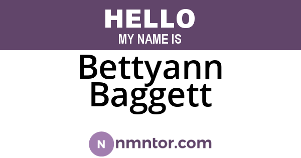 Bettyann Baggett