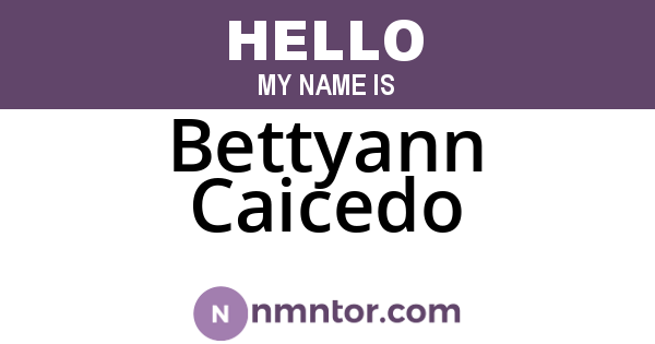 Bettyann Caicedo