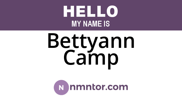 Bettyann Camp