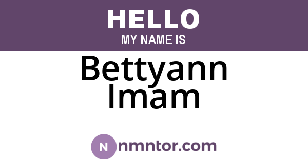 Bettyann Imam