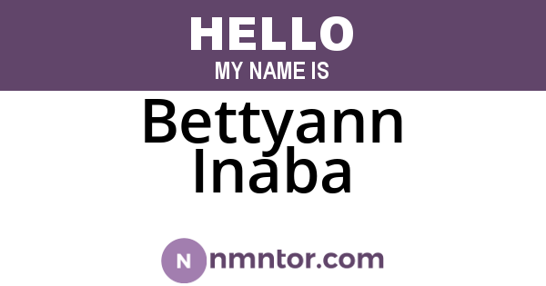 Bettyann Inaba