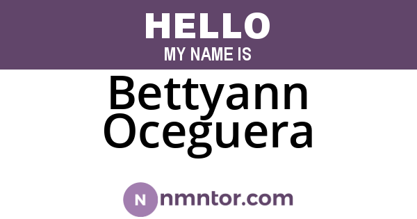 Bettyann Oceguera