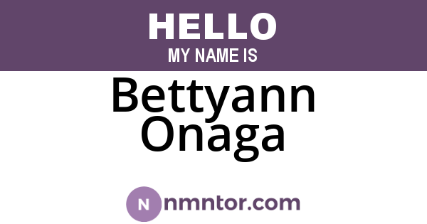 Bettyann Onaga