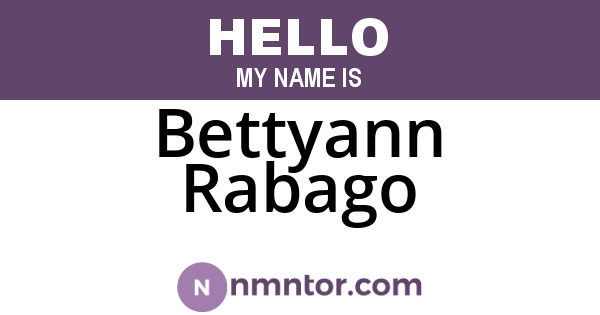 Bettyann Rabago