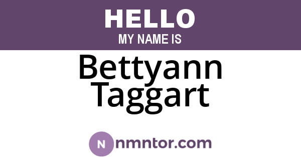 Bettyann Taggart