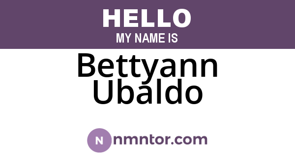 Bettyann Ubaldo