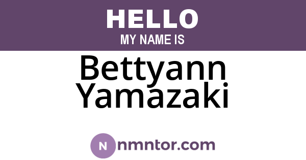 Bettyann Yamazaki
