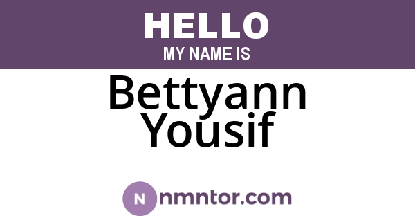 Bettyann Yousif