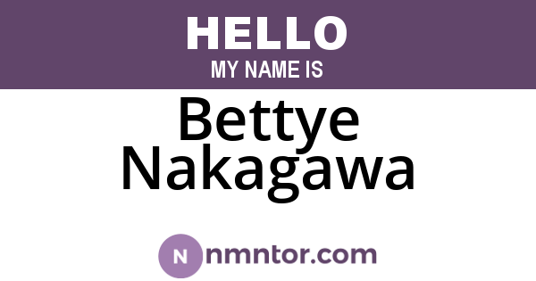 Bettye Nakagawa