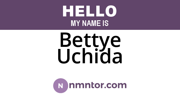 Bettye Uchida