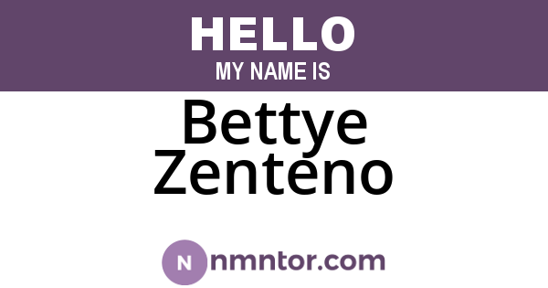 Bettye Zenteno