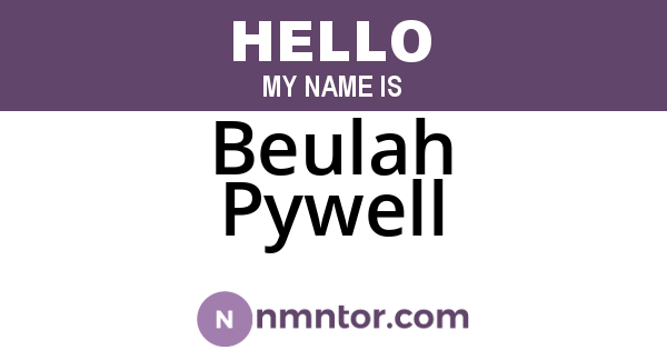 Beulah Pywell