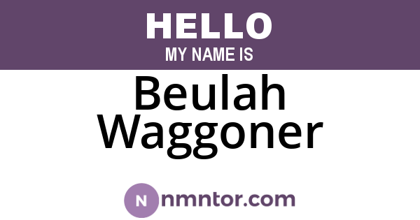 Beulah Waggoner