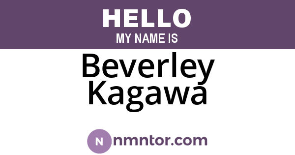 Beverley Kagawa