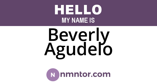 Beverly Agudelo