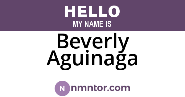 Beverly Aguinaga