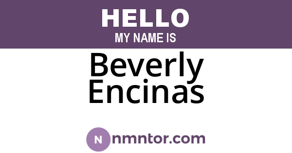Beverly Encinas
