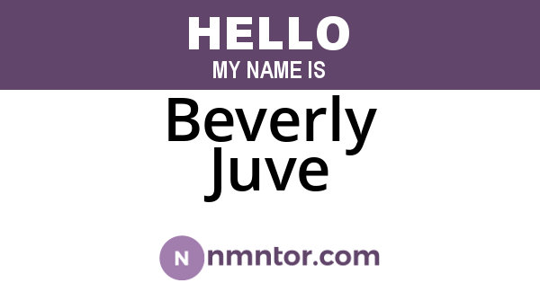 Beverly Juve