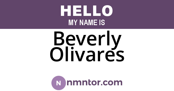 Beverly Olivares