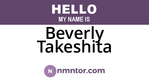 Beverly Takeshita