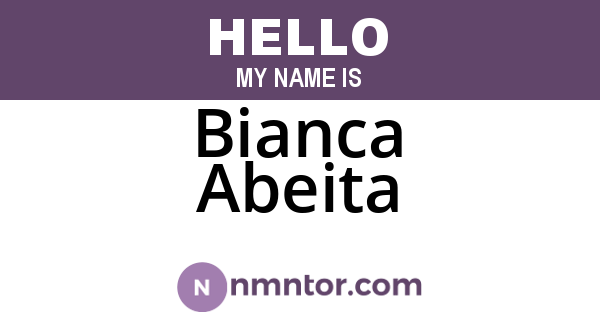 Bianca Abeita