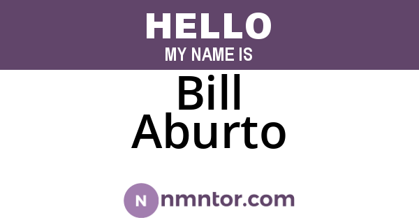 Bill Aburto
