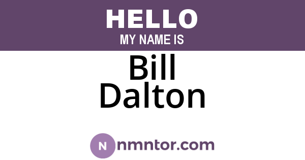 Bill Dalton