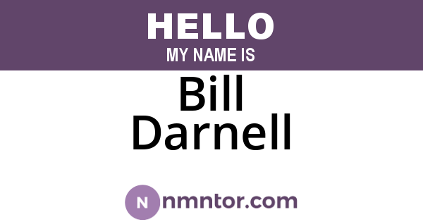 Bill Darnell