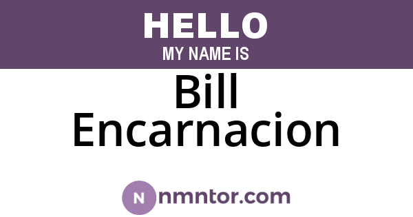 Bill Encarnacion