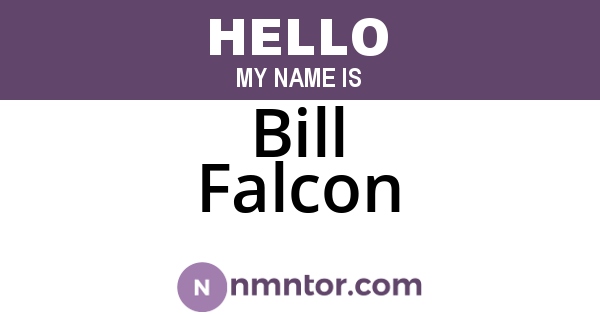 Bill Falcon