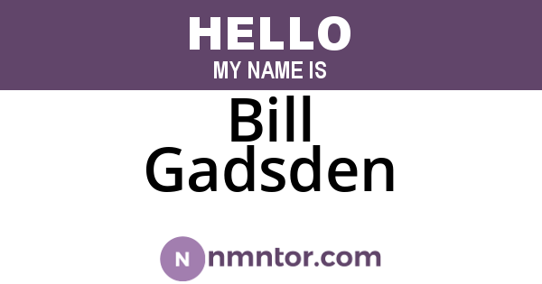 Bill Gadsden