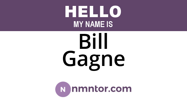 Bill Gagne