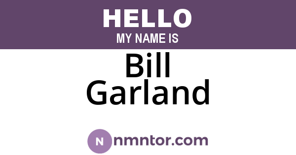 Bill Garland