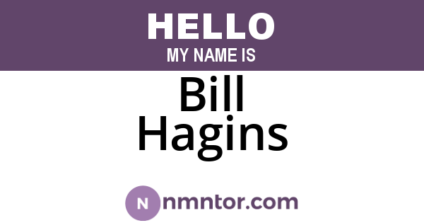 Bill Hagins