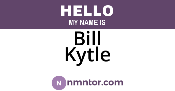 Bill Kytle