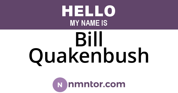 Bill Quakenbush