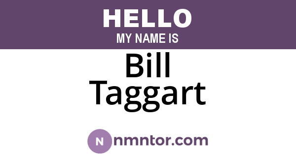 Bill Taggart