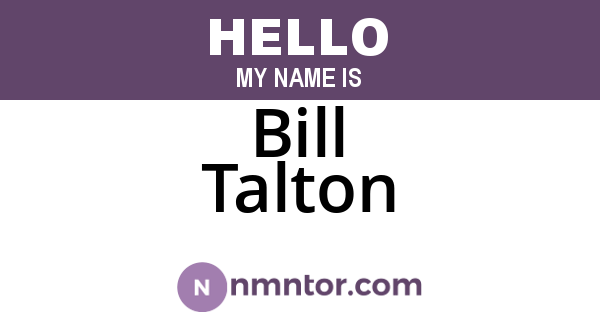 Bill Talton
